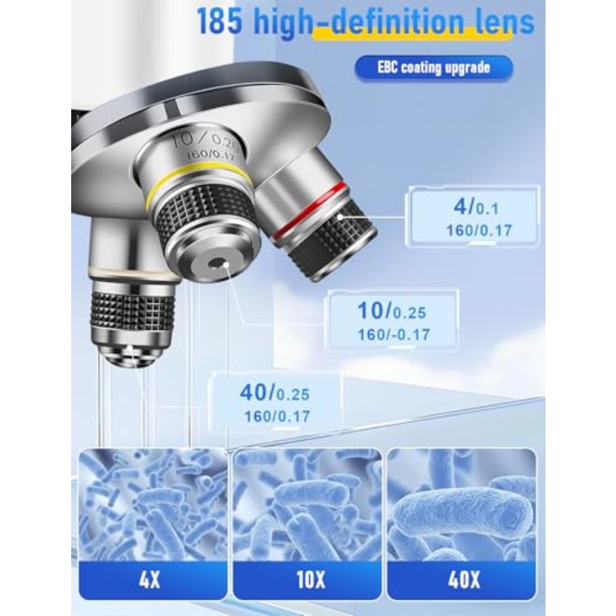 Compound Microscope for Adults - Microscope Compound 40X recensione e prezzo