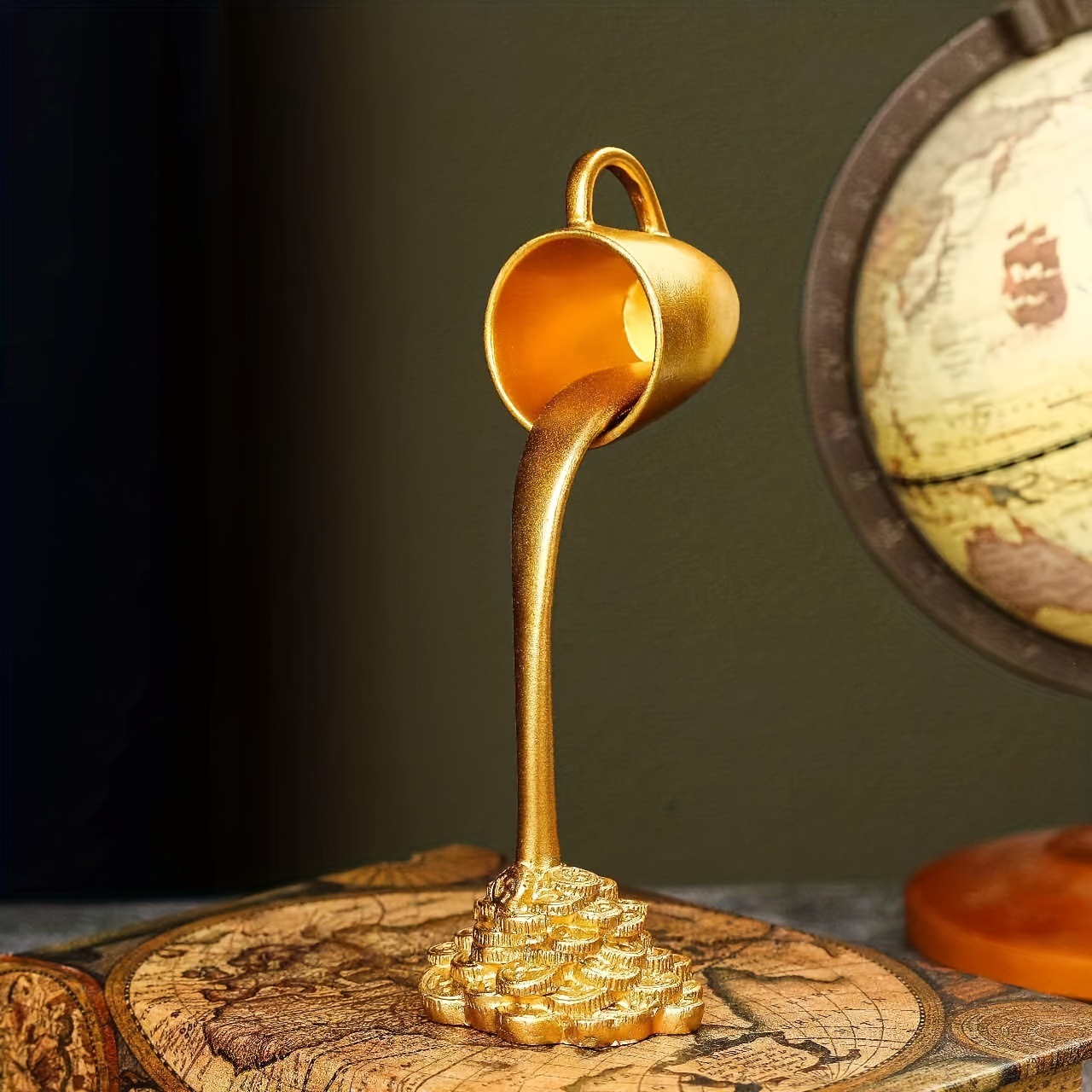 Floating Liquid Gold Mug Sculp - Newton Cradle Large recensione e prezzo