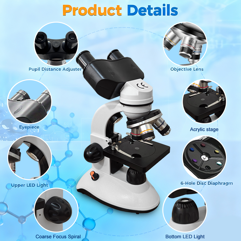 Binocular Compound Microscope  - Microscope Compound 40X recensione e prezzo