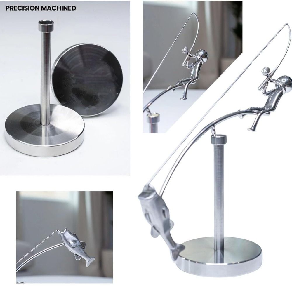 Handmade Kinetic Fishing Sculp - Newton Cradle Large recensione e prezzo