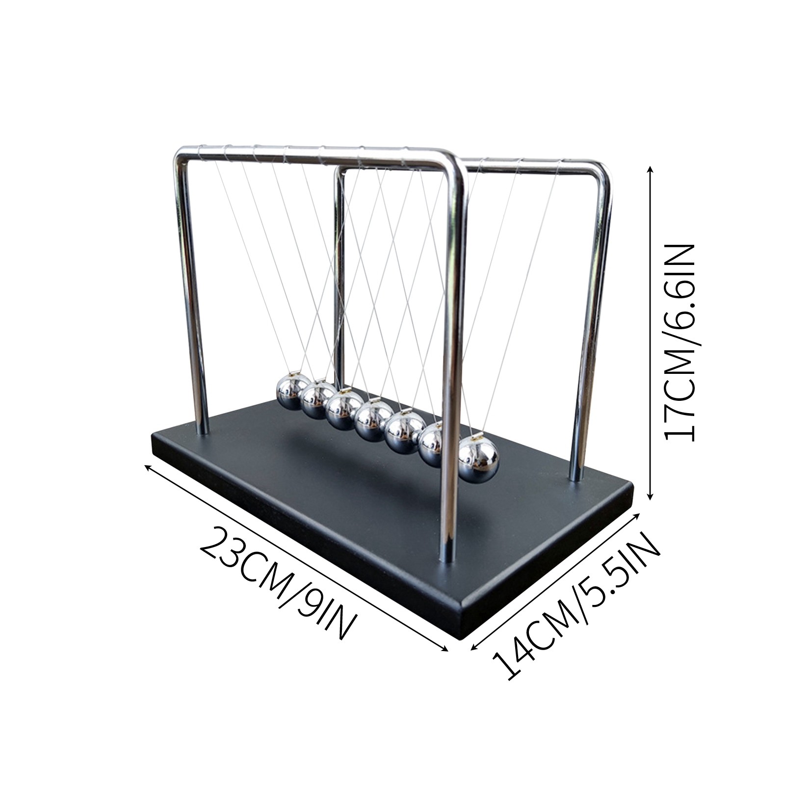 7 Balls Mechanic Curve Newton  - Newton Cradle Large recensione e prezzo