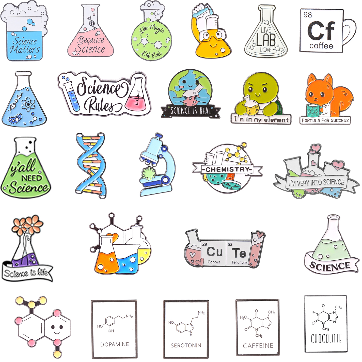 Science Enamel Pins Custom Mol - Science Buddies recensione e prezzo