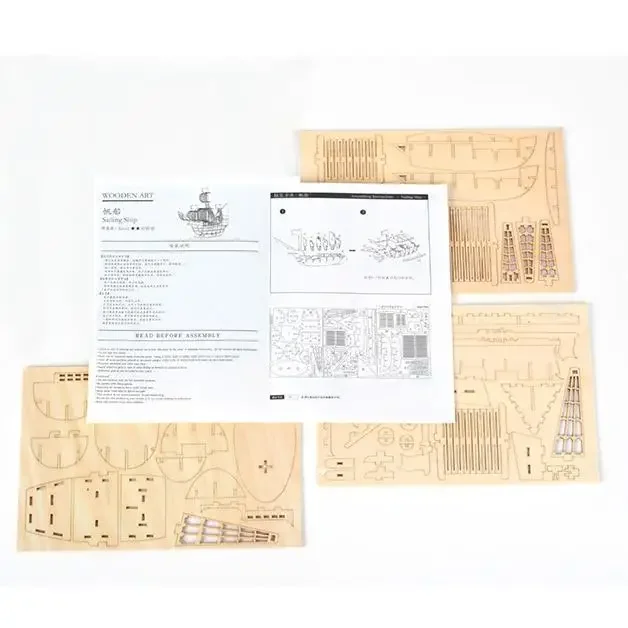 DIY  Sailing Ship Toys 3D Wood - Newton Cradle Large recensione e prezzo
