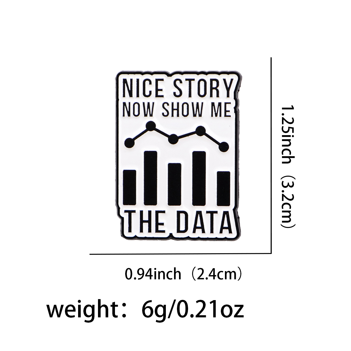Data Science Enamel Pin Funny  - Science Buddies recensione e prezzo